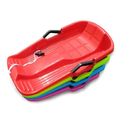 Durable Plastic Winter Snow Sled 65cm ( Random Color )