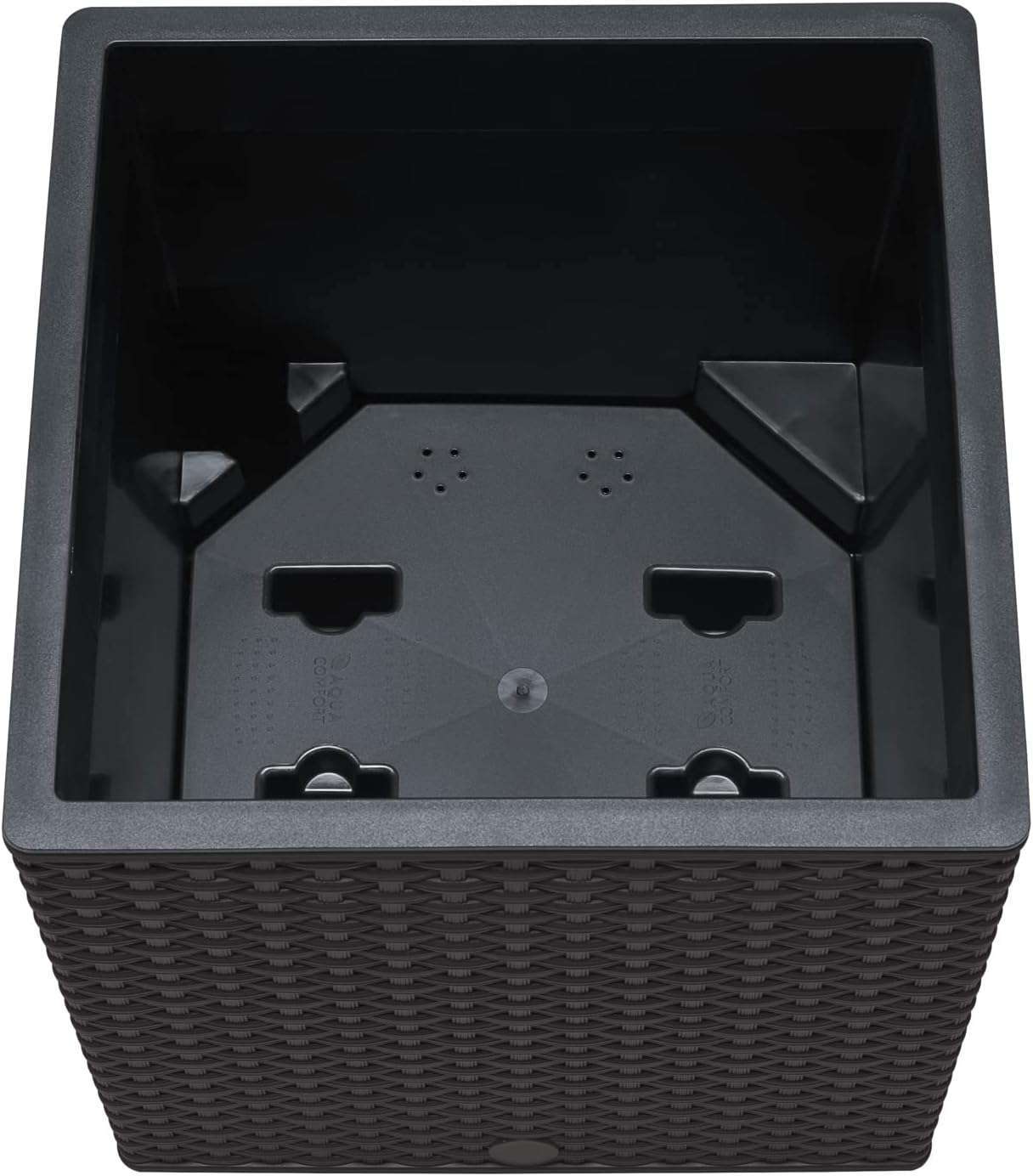 EMSA -‎517589- Indoor Flower Pot – self-watering system & water level indicator – Granite