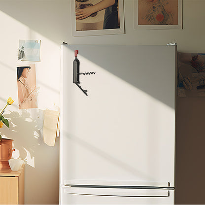 Magnetic Bottle Opener Stick to Refrigerator for Wine and Beer Bottles ( Random Design )