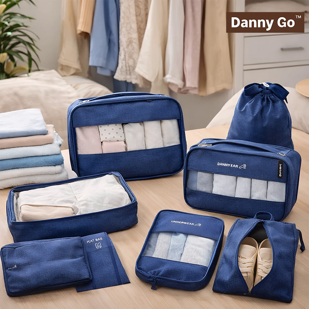 Danny Go 7-Piece Travel Organizing Bags Set DT013