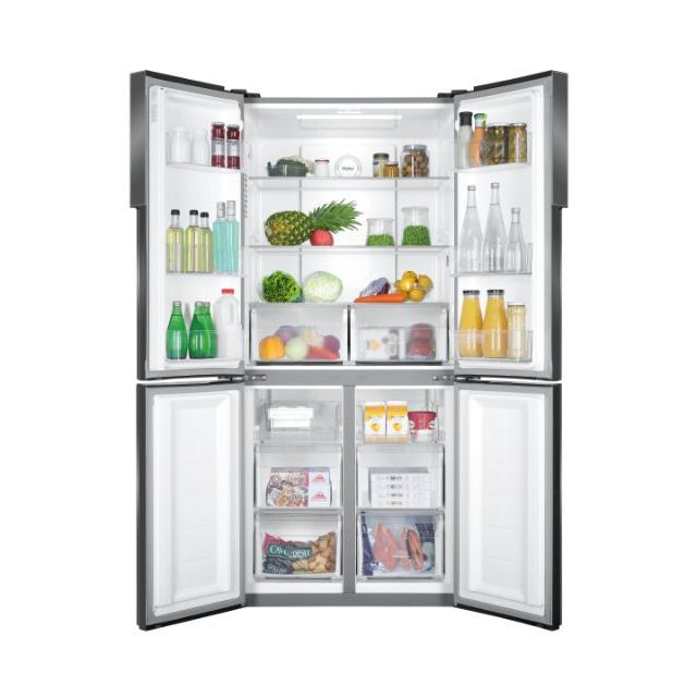 Haier HTF 456DM6 Four Doors Refrigerator Stainless Steel 583L