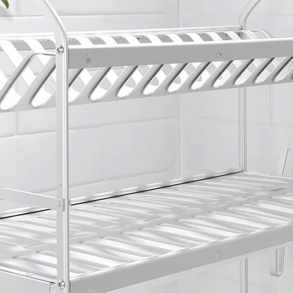 Binca Aluminum Large 2-Layer Dish Rack 62-cm