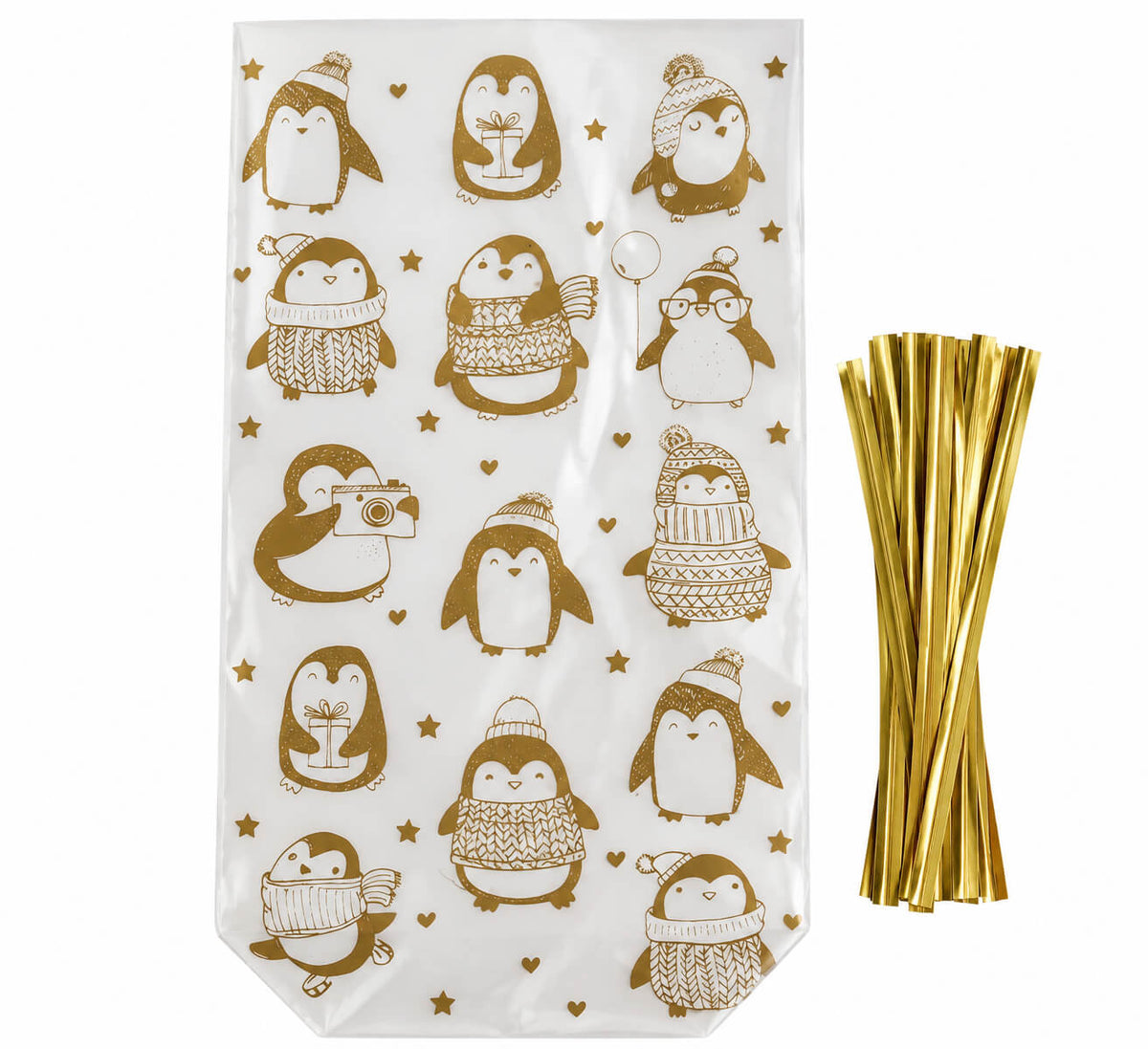 Migros Noël Penguin Christmas Gift Bags – Set of 10