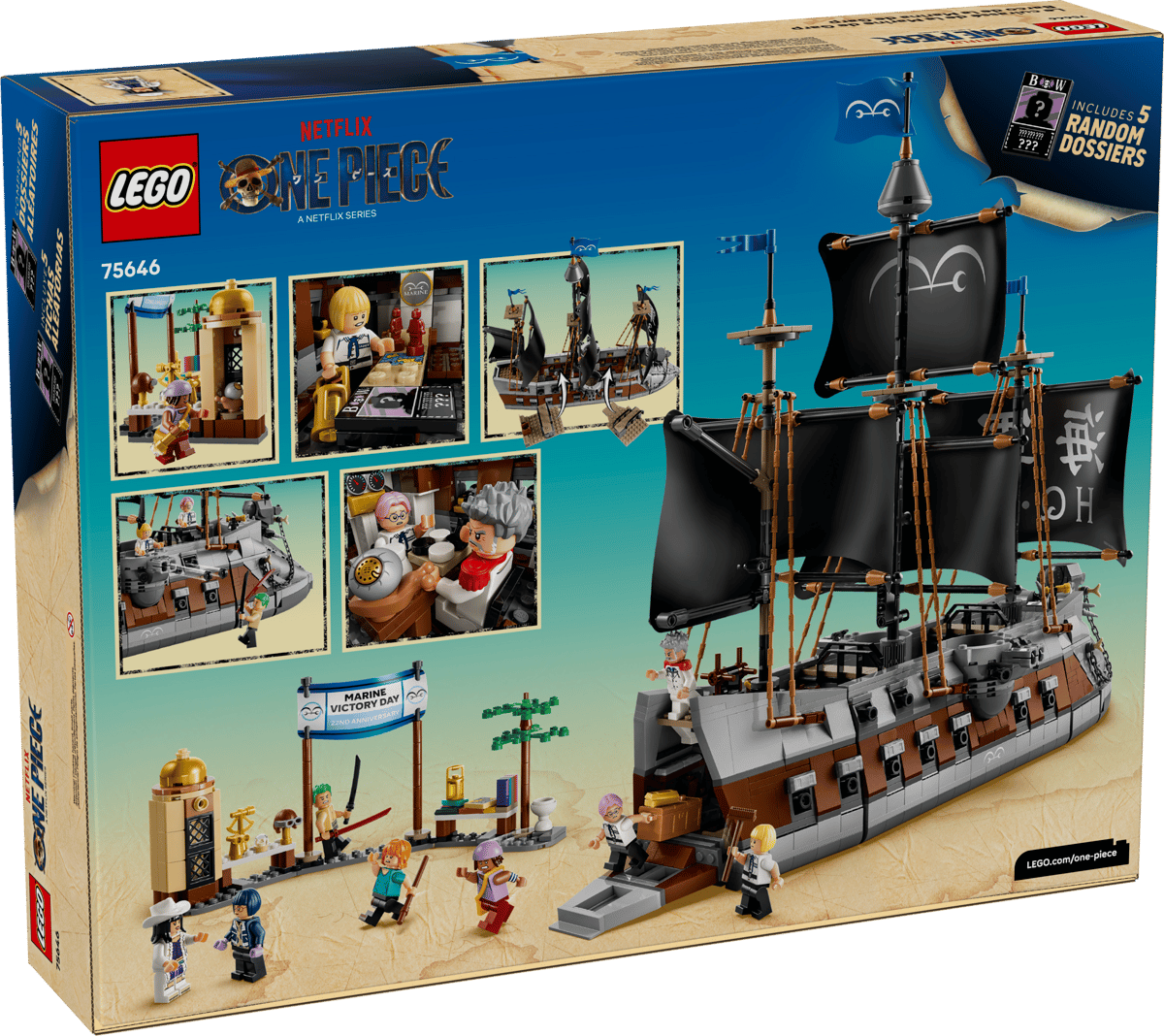 LEGO One Piece - Garp's Marine Battleship - 75646