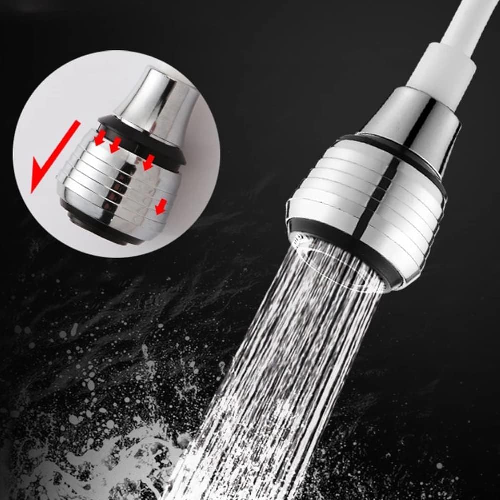 Removable 360° Faucet Extender Long Kitchen Tap Extender Pull Out