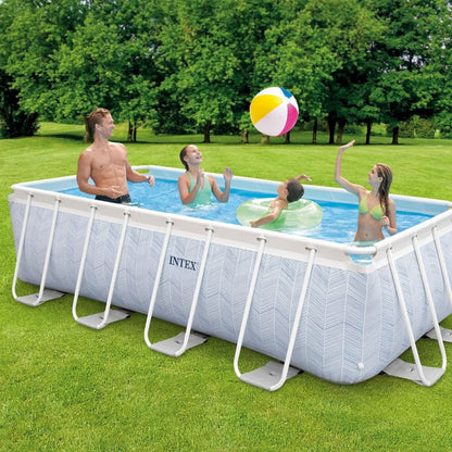 Intex Rectangular Chevron Swimming Pool