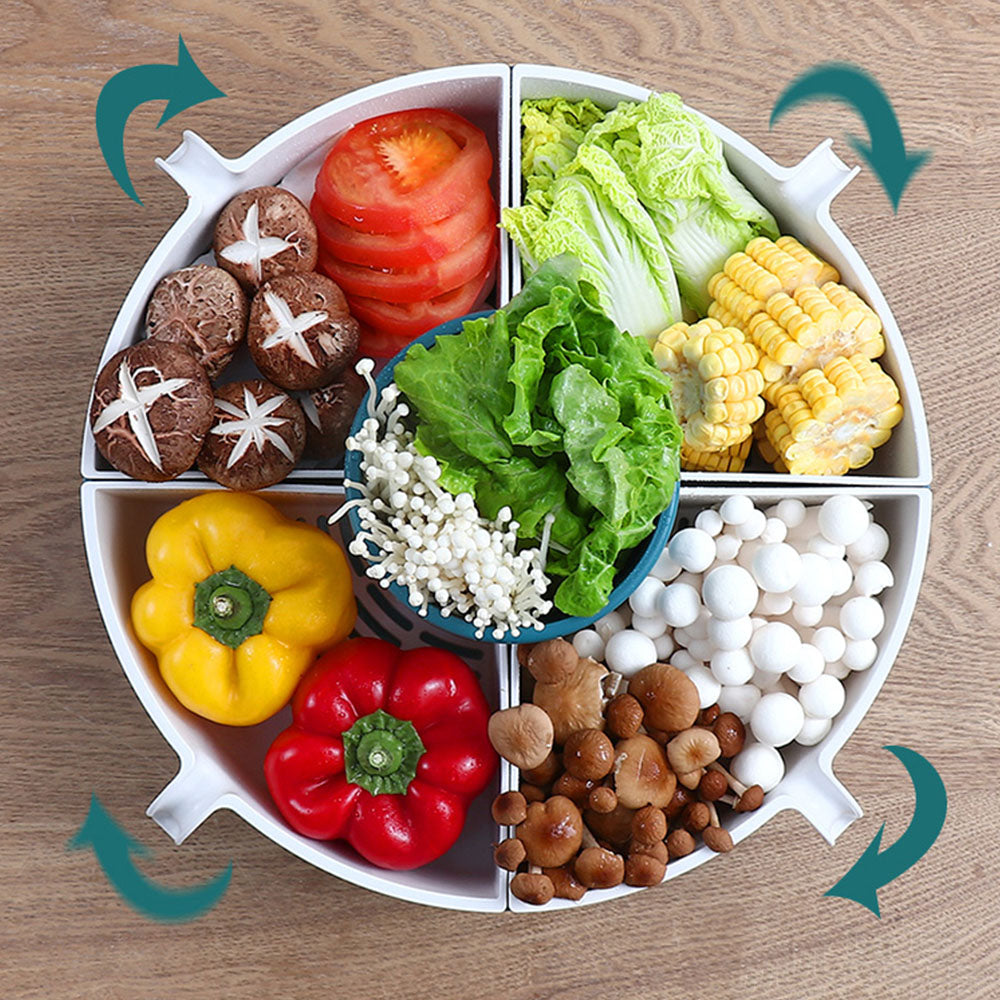 Large Home Creative Rotating Hot Pot Platter