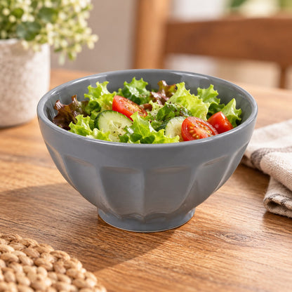 Alpine Lodge Ceramic Bowl – Small – 3 Colour -Red / Grey / Ivory - 12 cm