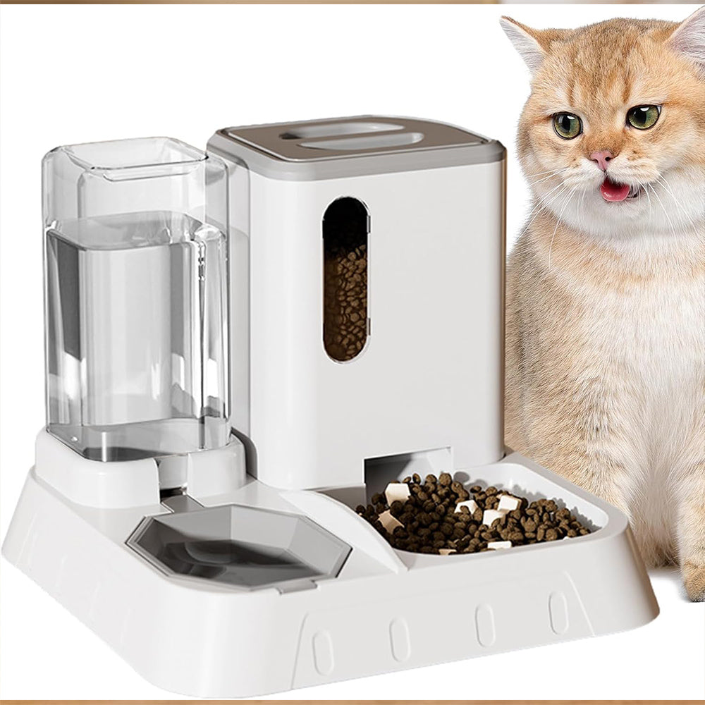 2-in-1 Pet Feeder & Water Dispenser