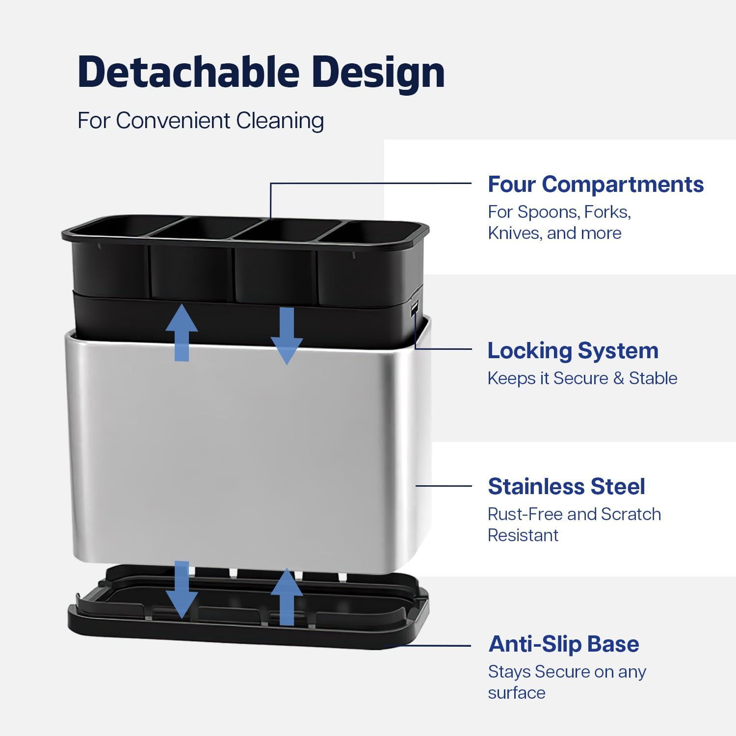 Stainless Steel Kitchen Utensils Holder