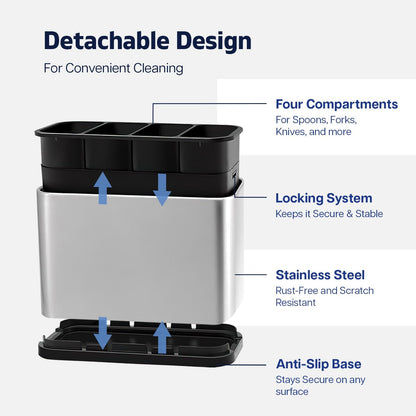 Stainless Steel Kitchen Utensils Holder
