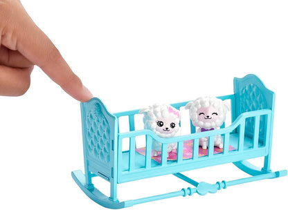 Skipper Care of sheep - Doll with pets and accessories