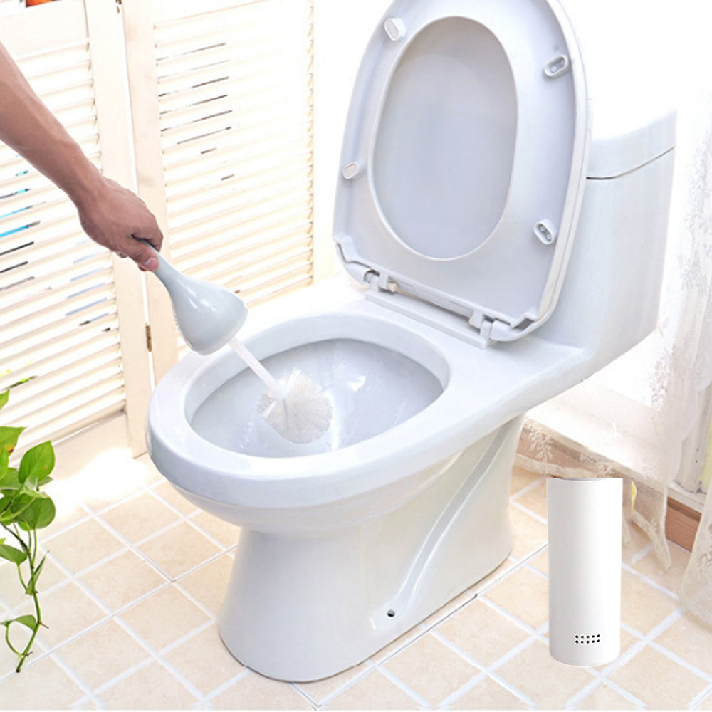 Creative Wine Bottle Shape Toilet Cleaning Brush With Base