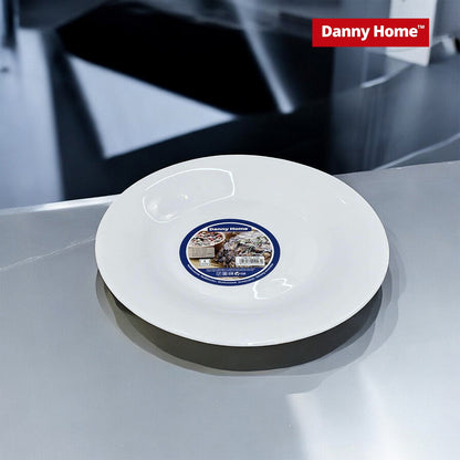 Danny Home 6-Piece 8-Inch White Dessert Plate