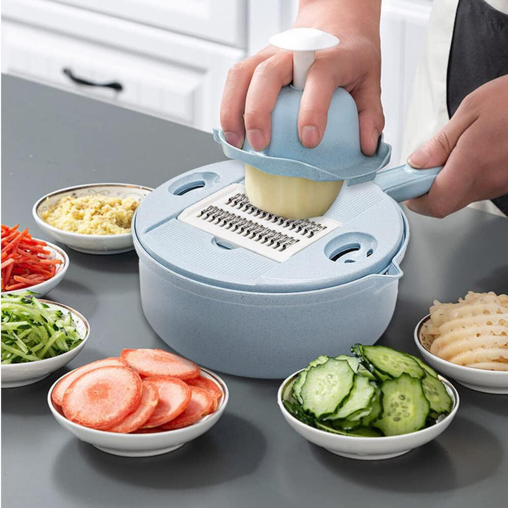 Vegetable Slicer with 6 Different Blades