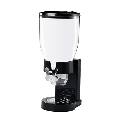 Single Cereal & Dry Food Dispenser Black