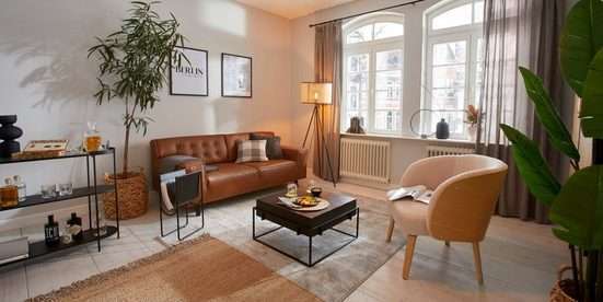 Vintage LU Standing Lamp Tripod Rattan by NINO