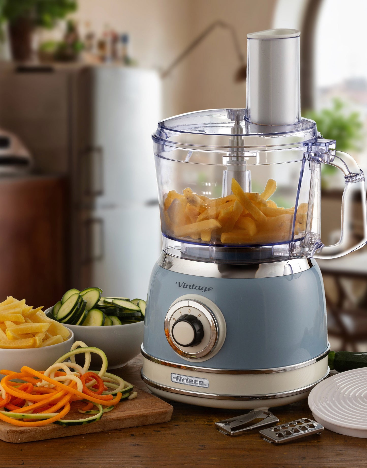 Vintage Food Processor 1781, 1000 Watt, 2.1 Liter.