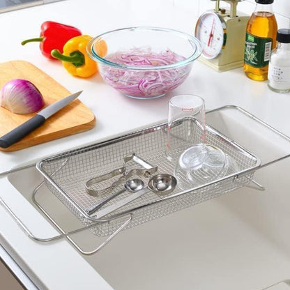 Stainless Steel Over The Sink Strainer Basket