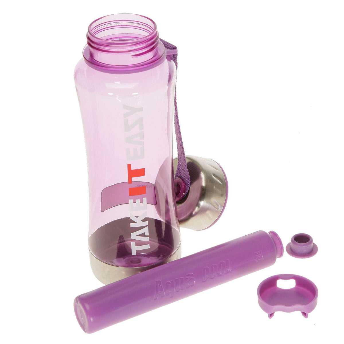 Take It Easy Water Bottle 650 ml - Purple