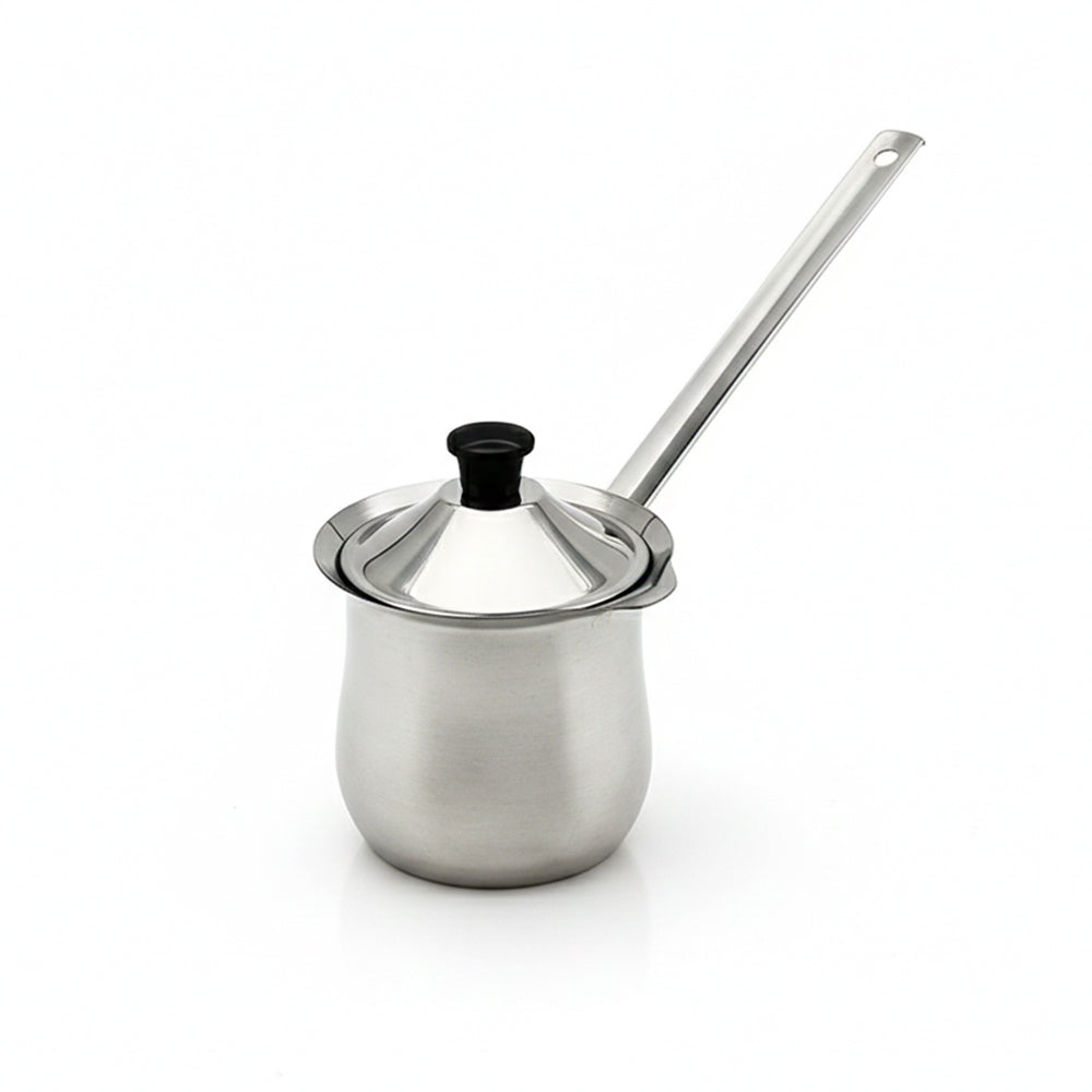 Stainless Steel Turkish Coffee Pot With Lid