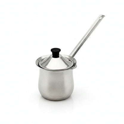 Stainless Steel Turkish Coffee Pot With Lid