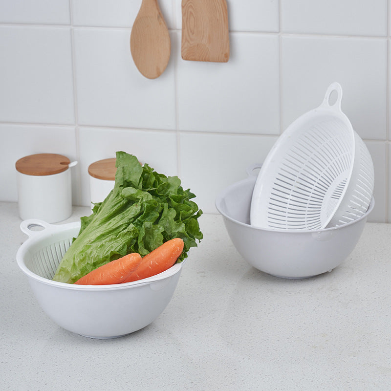2 in 1 Kitchen Colander Set with Bowl Strainer