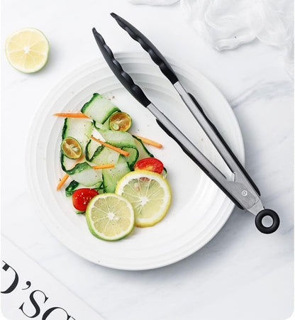 Danny Home 3-Pieces Stainless Steel Kitchen Tongs Set