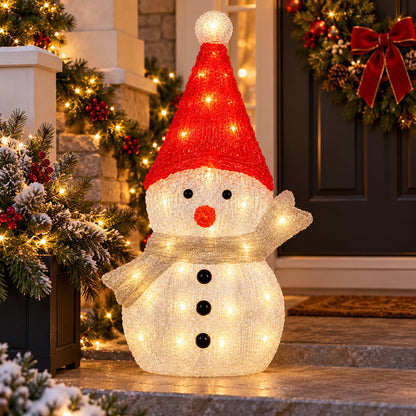 Migros Noël Outdoor LED Snowman Decoration – 51 cm