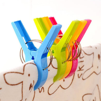 4-Pcs Jumbo Beach Chair Towel Clips Clamps