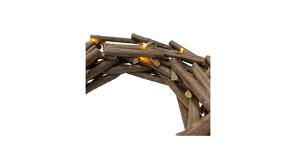 Christmas Wreath Wood with LED