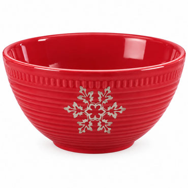 Alpine Lodge Christmas Snowflake Bowls