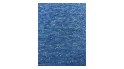 Set of 2 Table Placemat Blue & Silver