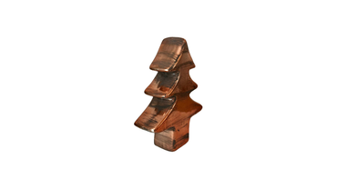 Ceramic Christmas Tree Decoration Rose Gold