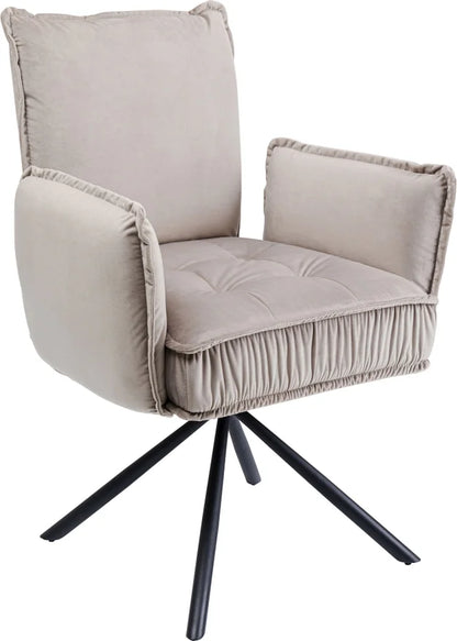 Swivel Chair With Armrests Chelsea by Kare Design