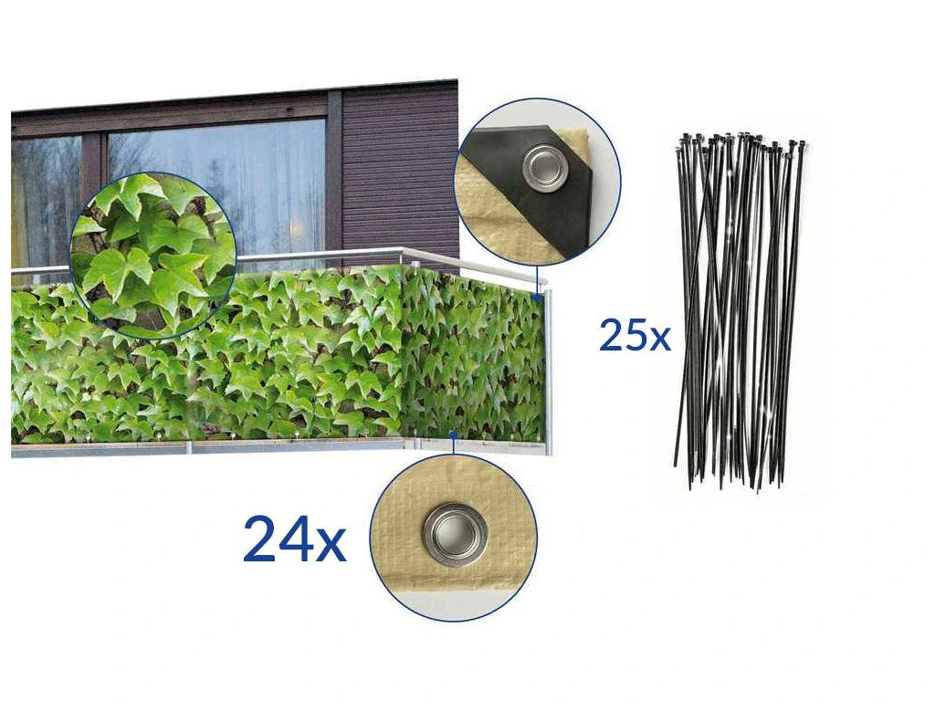 Balcony privacy screen WILD VINE (By Wenko)