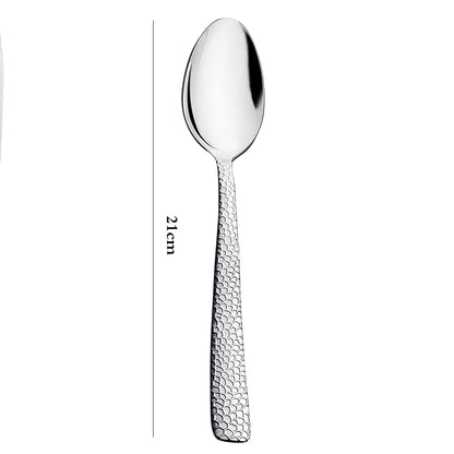 Danny Home 6-Pieces Dinner Stainless Steel Table Spoons Silverware Flatware