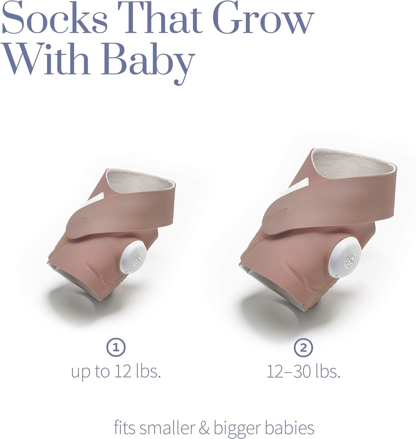 Owlet baby Monitor Smart Sock Pink