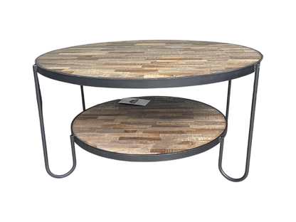 Doppio 2-Level Coffee Table Umbra Grey by MySons