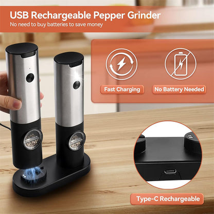 KLT Rechargeable Double Electric Grinder Set KYMQ-17C