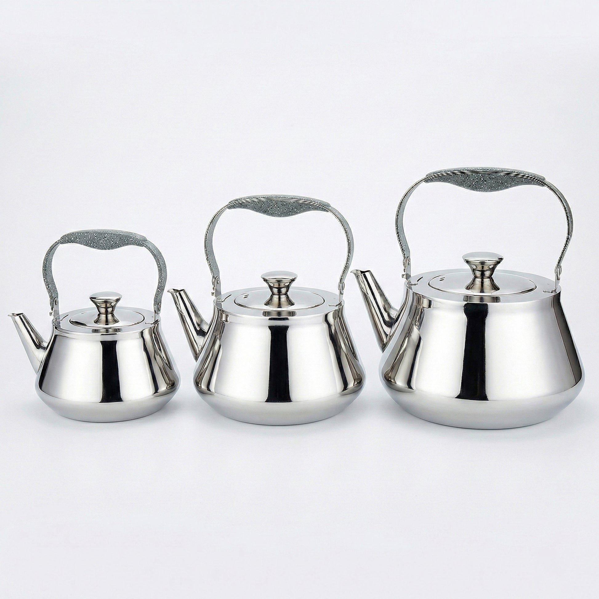 Phoenix Stainless Steel Teapots – Grey