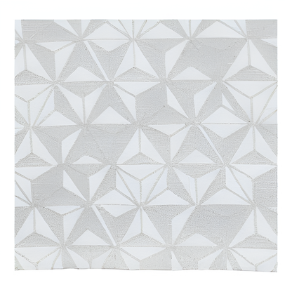 Holiday Elegance - Runner Silver & White