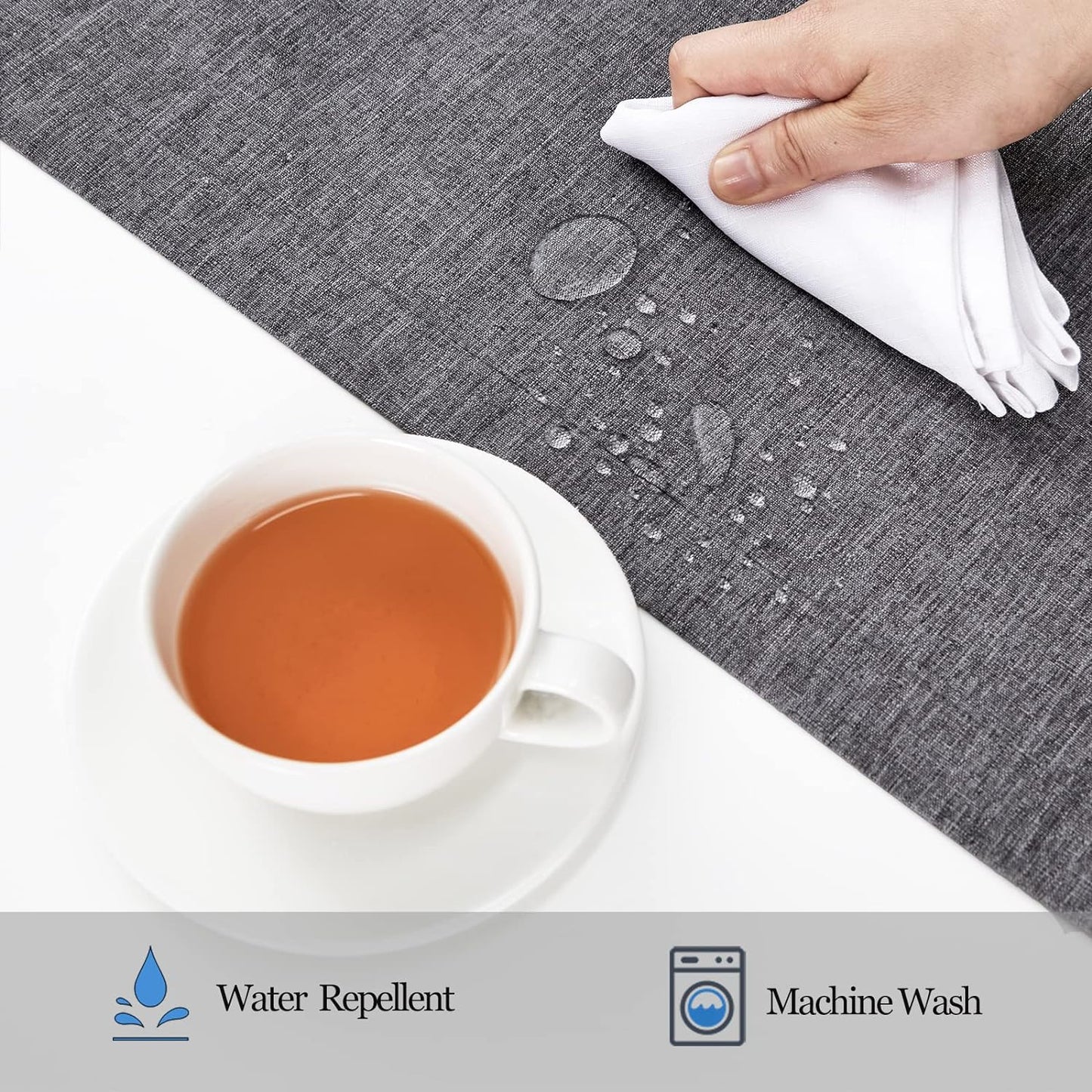 1-Piece Linen Style Thick Place Mats ( 46 x 32 cm )