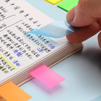 100 Pieces Sticky Notes Flags Text Highlighter 5 Colors