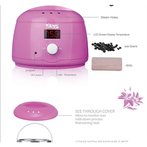 Professional LCD Display Electric Warmer Wax