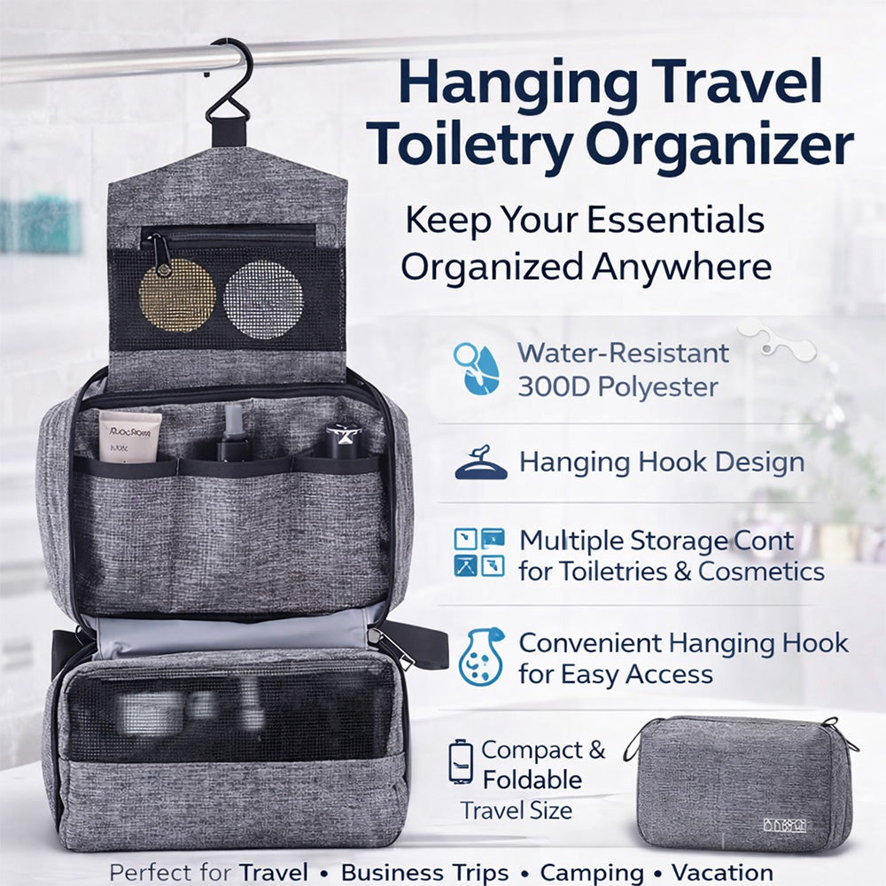 Danny Go Hanging Toiletry Wash Bag with Hook DT008