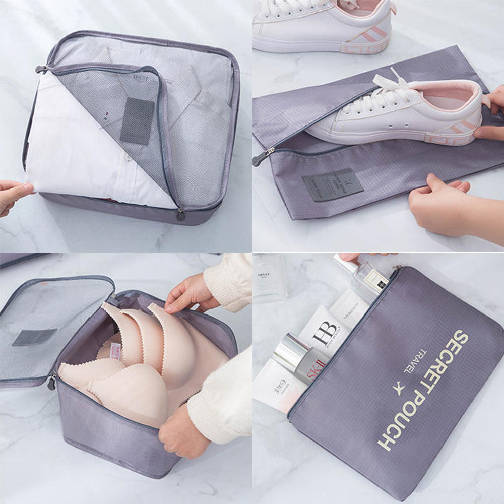 7-Pcs Travel Clothing Sorting And Storage Bag