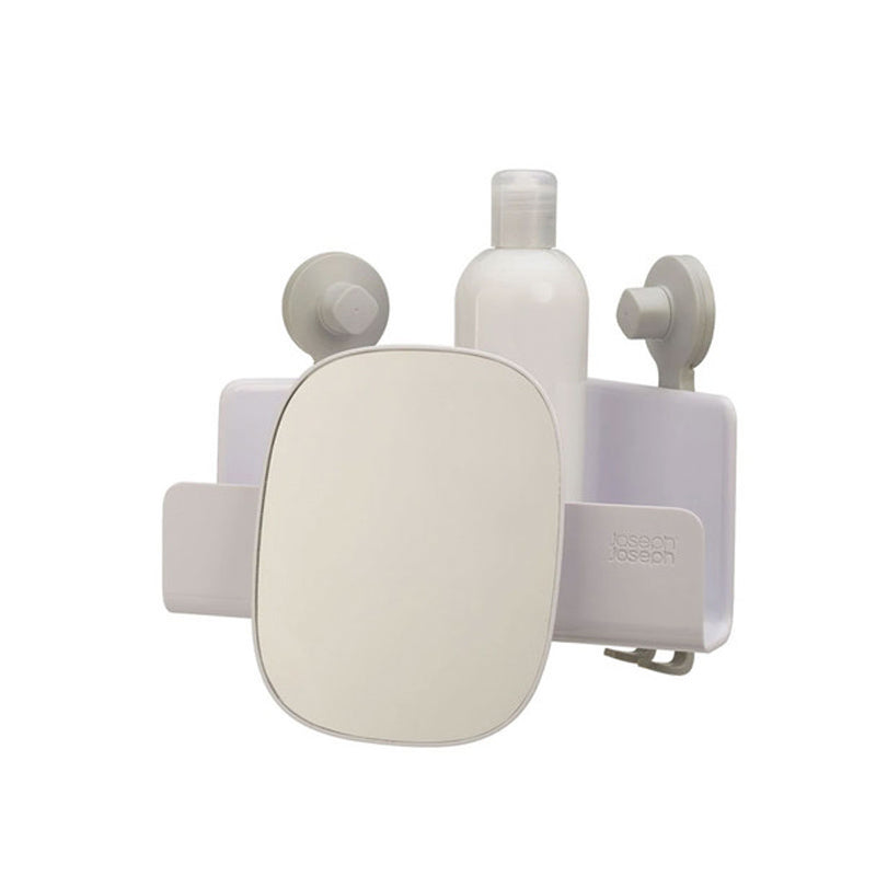 Joseph Joseph 70549 EasyStore? Corner Shower Shelf with Removable Mirror