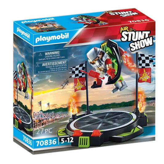 Playmobil Air Stunt Show Stuntman with Jet Pack