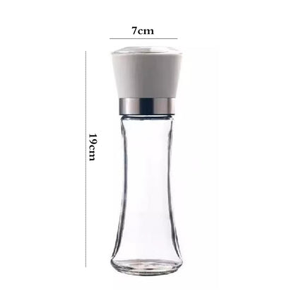 Danny Home Pepper Mill Seasoning Bottle 19-cm White